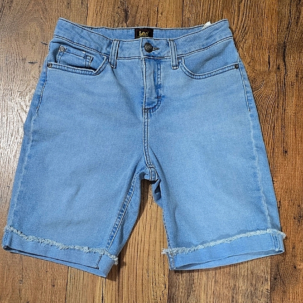 Lee Women's Light Blue Denim Shorts